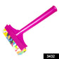 Close-up of the durable plastic handle of the Gambit floor cleaning wiper.