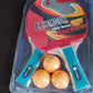 Konex table tennis racket set displayed ready for competitive sports use