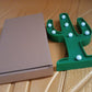 Packaging of the LED Cactus Lamp, ready for gifting.