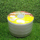 The complete Tidy Table white plastic sprout maker, demonstrating its compact and functional form.