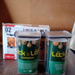 2-piece kitchen food storage container set with easy-to-use airtight clip lids