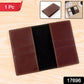 Close-up of PU leather card holder with multiple card slots for organized storage