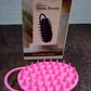 Bath brush placed in natural bathroom setting, highlighting eco design