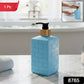Refillable plastic soap dispenser pump bottle for home use