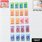 Premium quality stylish eraser set with various colorful designs