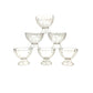New dessert bowl set of six displayed within its protective packaging.