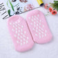 Silicone foot care gel socks for smooth heels