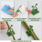 Set of self-adhesive plant fixings for climbing plants