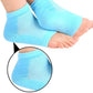 Vented design of silicone gel heel socks ensuring sweat-free wear.