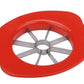 The durable ABS handle of the Quickslice apple cutter for a firm grip.