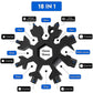 User demonstrating the Snowflake Multi-Tool's bottle opener function, perfect for convenience.