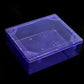 Single transparent storage box with a lid, perfect for small item organization.