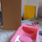 Practical socks washing board for quick and easy cleaning of small garments.