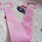 Environmentally friendly silicone back scrubber towel ready for use.