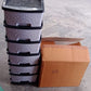 Modern plastic storage cabinet with stone texture drawers perfect for home organization