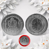 Close-up of the Decorative Ganesh Coin, showcasing intricate Lord Ganesha design.