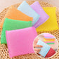 Scratch proof kitchen scrubber pads in a stack, ready for use on delicate surfaces.