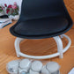 Waterproof PU leather seat material on the low rolling stool