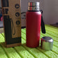 Compact 600ml stainless steel bottle, ideal for gym, office, or travel.