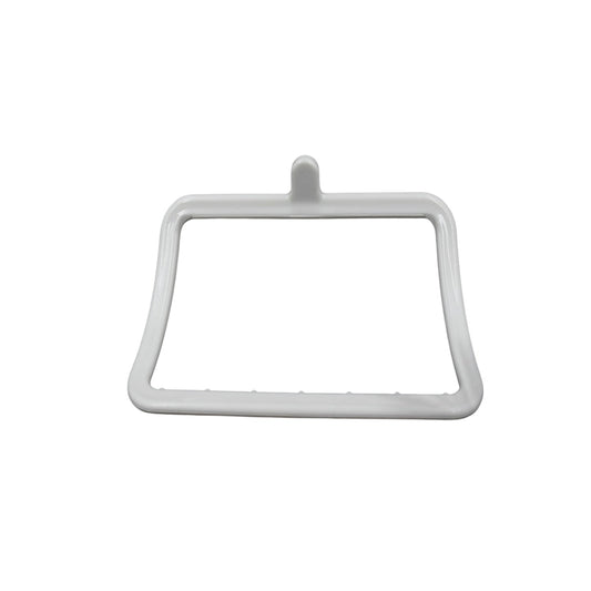 Multi-purpose wall-mounted hand towel holder displayed in a modern kitchen setting.
