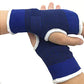 Flexible Palm Support Glove providing hand grip for surgical recovery and sports activities.