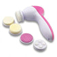 Close-up of the VelvaBloom 5-in-1 facial massager showing its ergonomic handle.