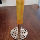 Stainless Steel Potato Masher in a kitchen setting, ready for pav bhaji.