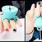 AuriGlam Nail Polish Holder with stand, versatile for both manicure and pedicure tools.
