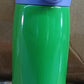 Demonstrating the leakproof design of the smart water bottle, ideal for active lifestyles.