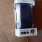 Side view of the sports car phone holder mounted on a car dashboard.