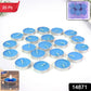 Close-up of multicolor tea light candles in sleek metal holders for home decoration