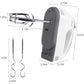 XcelCraft hand mixer with detachable stainless steel attachments.
