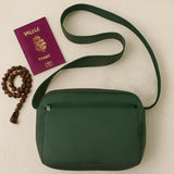 Durable Hajj shoulder bag by Indo Glow, perfect for pilgrimage travel.