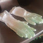 SparkleTidy yellow rubber gloves ensuring hygiene in Indian homes.
