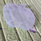 Transparent plastic apple box for small accessories