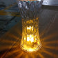 Hand holding the portable Crystal Night Light Lamp, highlighting its size.