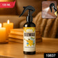 Essential oil infused wood polish spray for natural furniture care