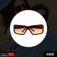 Front view of stylish Retro Driving Sunglasses featuring round polarized lenses.