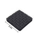 Furniture protection pads preventing scratches under sofa legs on a tiled floor