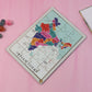 Child's hands actively placing a state piece on the India map puzzle, fostering learning.