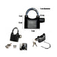 Heavy duty 70mm zinc alloy pad lock featuring waterproof finish