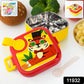 Leakproof kids lunch box featuring air-tight lid and secure side locks