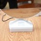USB cable connection for the LED Magic Mirror Photo Frame, demonstrating power input.