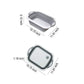 Overview of the versatile foldable chopping board, dish rack, and washing bowl.