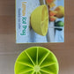Lemon-shaped silicone ice cube tray by ChillPour perfect for parties and home use