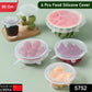 Silicone stretch lid securely covering a bowl of fresh fruit.