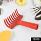 Lightweight 9-tooth plastic cultivator garden hand rake in hand