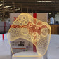 Ambient LED night lamp glowing with 3D illusion gaming controller design