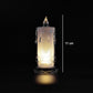 Overhead view of several Melted Design Flameless Candles, ideal for creating a festive Diwali display.