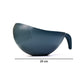 Side view of a thick plastic strainer basket, a versatile kitchen drainer.